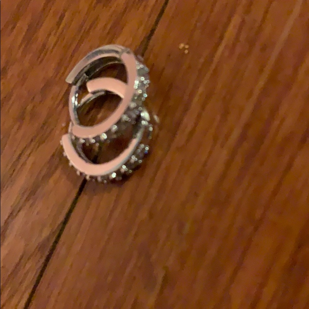 Real diamond earrings